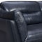 Armen Living Franz 87" Modern Blue Genuine Leather Sofa LCFR3MBLU - alternate 8